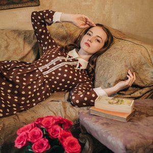 English Rose Dress (Caramel)